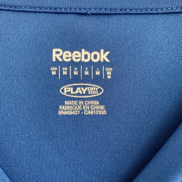 Reebok - royal blue workout shirt - Picture 4 of 4